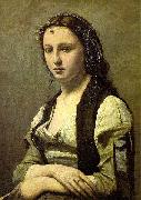 Jean-Baptiste Camille Corot The Woman with a Pearl oil painting